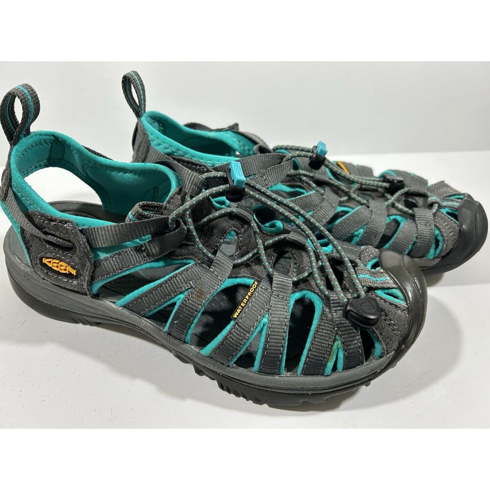 KEEN Whisper Women’s Water or Trail Sandals - Dark Shadow/Ceramic Size US 6.5